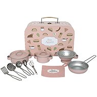 Jabadabado Tableware Set in a Pink Suitcase - Cookware Set