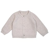 Lodger Knitted Merino Cardigan Birch Size 68 - Baby coat