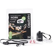 Haspro Work Universal Earplugs with Cord (S/M) - Earplugs