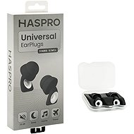 Haspro Universal Silicone Ear Plugs, 29 dB, Tips (S, M, L), Black - Earplugs