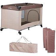 Bomimi Mondo Folding Travel Cot, Coffee - Travel Bed