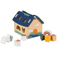 Dřevěná vkládačka domeček - Puzzle