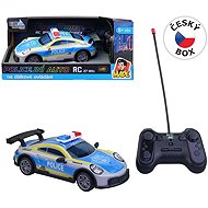 Remote Control Police Car, with Lights, Battery-Operated, 20cm - Remote Control Car