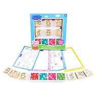 Peppa Pig sada dřevěných razítek - Children’s Stamps