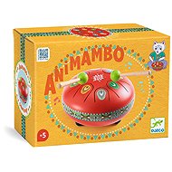 Djeco red tongue drum with sheet music - Toy Drum