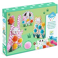 Djeco Pom-poms in the grass - Toy Jigsaw Puzzle