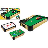 Triple-Play 3-in-1 60cm table pool - Game Set