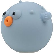 Mary's LED silicone touch-activated RGB night light, Puffer Fish, blue - Night Light