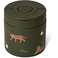 Citron 350ml stainless steel food jar, Tiger - Children's Thermos