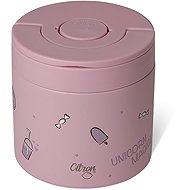 Citron Stainless Steel Food Jar 350ml, Stormy Unicorn - Children's Thermos