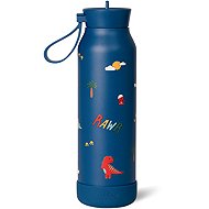 Citron water bottle 500ml, Blue Dino - Children's Thermos
