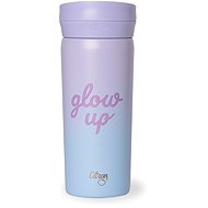 Lemon Coffee thermal mug 450ml, Glow Up Purple Blue - Thermal Mug