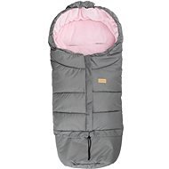 Bomimi Flufig Premium - bővíthető, silver-pink - Babakocsi bundazsák