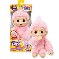 Little Live Pets My Baby: Pink Monkey - Interactive Animal Toy