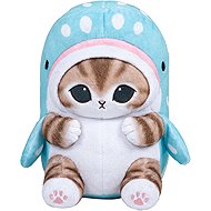 Mofusand Plyšová kočka v kostýmu velryby, 20 cm - Soft Toy