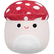 Squishmallows MallowMees Red-and-White Mushroom, Malcolm, 8 cm - Soft Toy