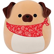 Squishmallows Daryl the brown dog with a scarf, 30 cm - Soft Toy
