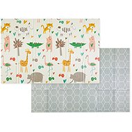 PETITE&MARS Campy L foldable play mat 130×200cm Animals&Hexagon - Play Mat