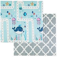 PETITE&MARS Campy S 120×120cm Ocean&Arabesca foldable playmat - Play Mat