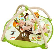 Skip Hop Treetop Friends play mat with 5 toys and a cushion, green-brown 0m+ - Play Pad