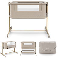 Kinderkraft Nestee Grow 2 Beige Wood adjustable - Cot