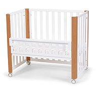 Kinderkraft Select Koya with playpen function including mattresses, White, Premium - Cot