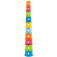 CHICCO Number stacking cups 9m+ - Stacking Pyramid