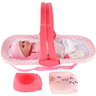 Teddies Baby with carrier and accessories - Doll