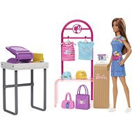 Barbie Divattervező stúdió babával - Játékbaba
