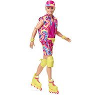 Barbie Ken vo filmovom oblečení na kolieskových korčuliach - Bábika