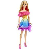 Barbie vysoká panenka v duhových šatech - Doll