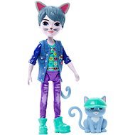 Enchantimals Játékbaba és állatka - Cole Cat és Claw - Játékbaba