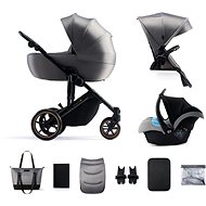 Kinderkraft Select 3in1 Prime 2 Premium Shadow Grey - Baby Buggy