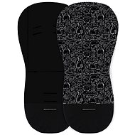 PETITE&MARS  Foamy Black Cats - Stroller liner