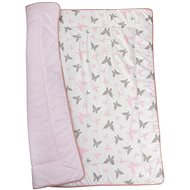 Bomimi Playing double-sided blanket Butterflies pink - Play Mat