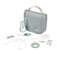 Sada toaletních potřeb v závěsném pouzdru Sage Green - Baby Health Check Kit