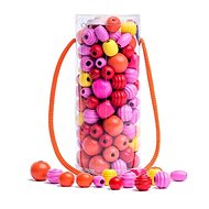 Woody Beads in tube orange - Beads