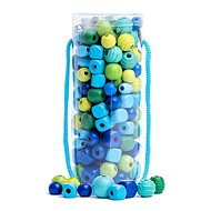 Woody Beads in tube turquoise - Beads