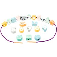 Small Foot Stringing beads in pastel colours - Bead Track