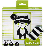 Gagagu Raccoon Development Book - Cloth Book