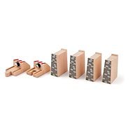 Woody Rozšířený set kolejí - zarážky s magnetem a bloky - Rail Set Accessory