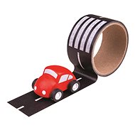 Bigjigs Toys Duct Tape Road with a car - Slot Car Track