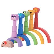 Children Balancing rainbow with animals - Balance Game