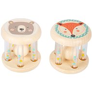 Small Foot Pastel rattle with balls 2 pcs - Baby Rattle