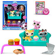 Littlest Pet Shop S3 Diner Dash 3-Piece Set - Figure and Accessory Set