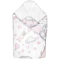 COSING SLEEPLEASE - Teddy bear stars pink - Swaddle Blanket