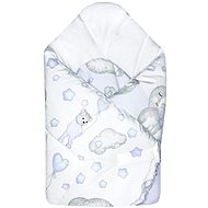 COSING SLEEPLEASE - Teddy bear stars blue - Swaddle Blanket