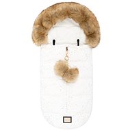 Bjällra of Sweden Fusak malý White Gold dust - Stroller Footmuff