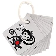 Profibaby Cards contrasting black and white with colour element - Baby Toy