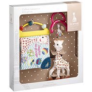 Vulli Dárkový set - Žirafa Sophie, knížka a chrastítko - Baby Teether